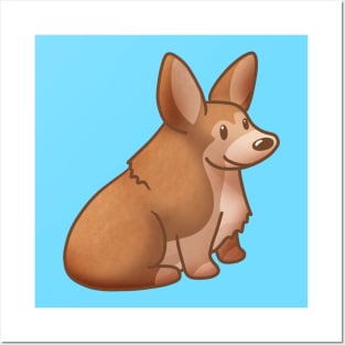 Cute Funny Corgi Posters and Art